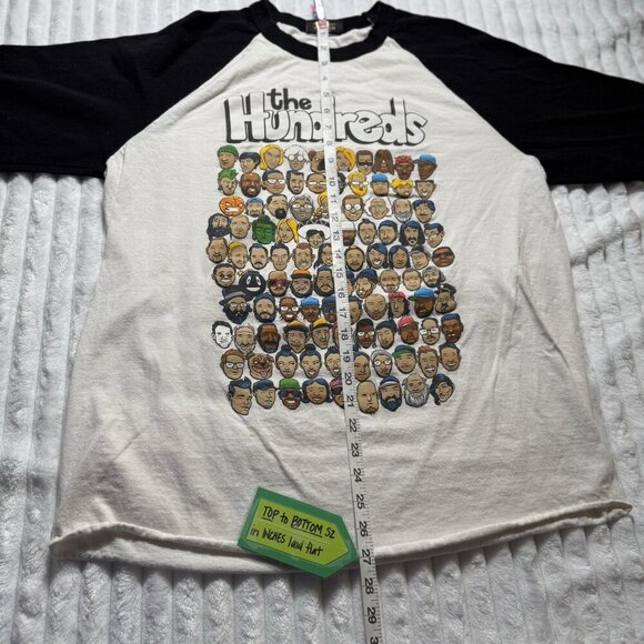 The Hundreds Raglan 3/4 Short Sleeve Men's XL Graphic T-shirt Baseball Jersey - Picture 6 of 11